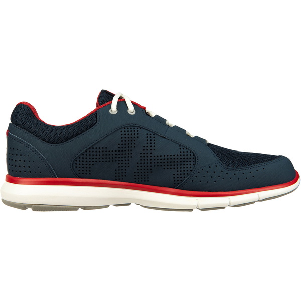 2026 Helly Hansen Mens Ahiga V4 Hydropower Sailing Shoes 11582 - Navy / Flag Red