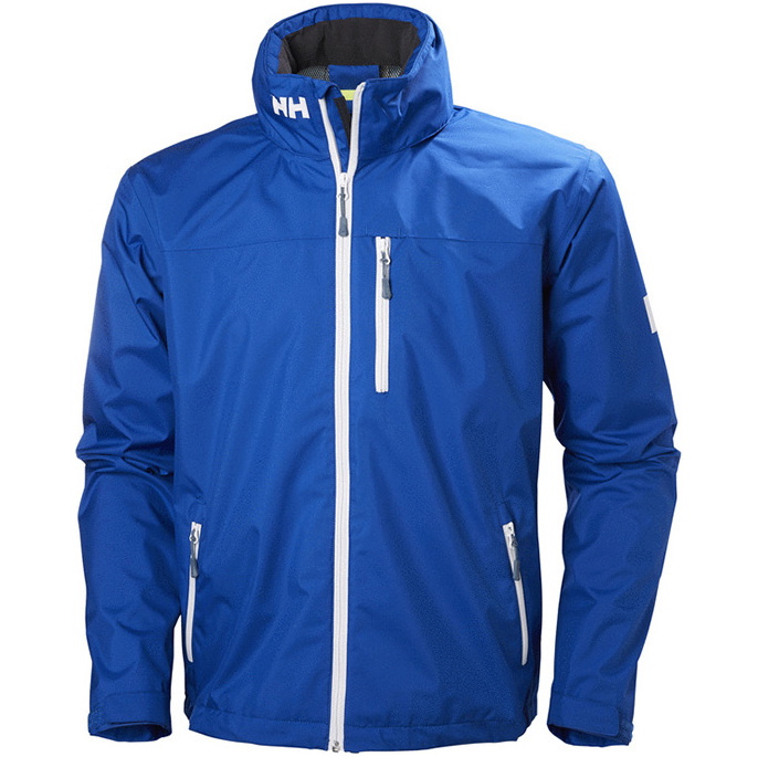 2019 Helly Hansen Crew Hooded Jacket Olympian Blue 33875