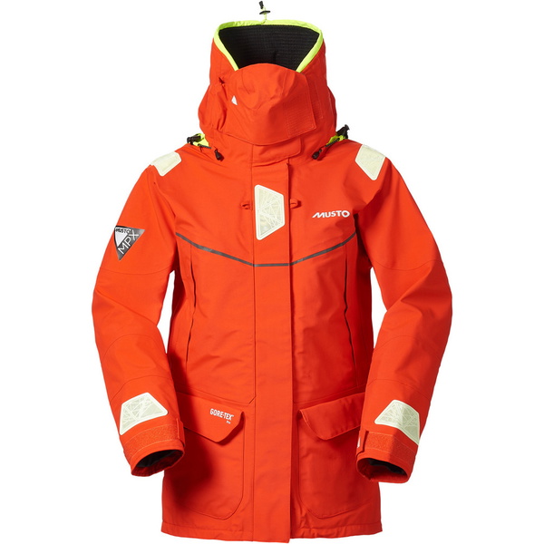 Musto Womens MPX Goretex Offshore Jacket SM151W3 & Trouser SM1520 Combi Set FIRE ORANGE / BLACK