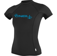 Womens Basic Skins Short Sleeve Crew Rash Vest