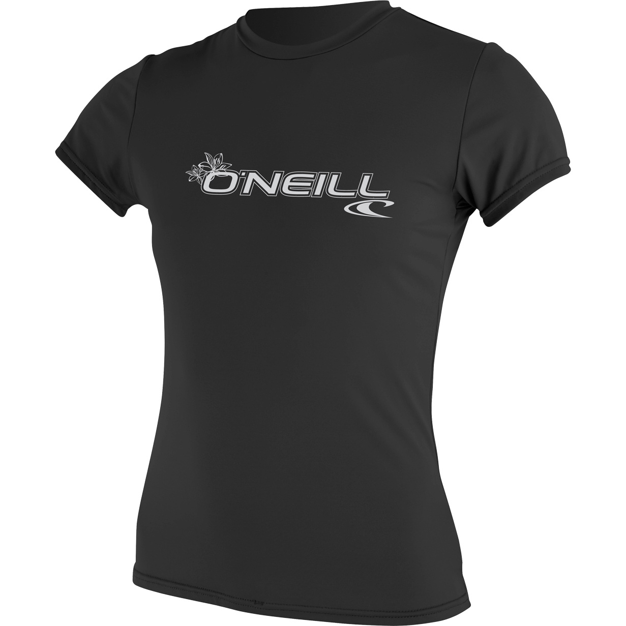 2026 O'Neill Womens Basic Skins Short Sleeve Rash Tee 3547 - Black