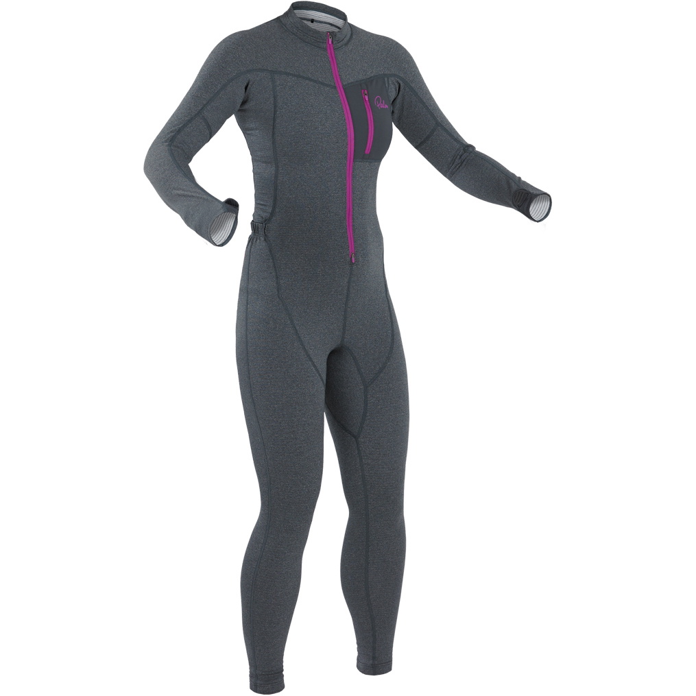 2026 Palm Womens Tsangpo Drop Seat Thermal Undersuit Jet Grey 11746