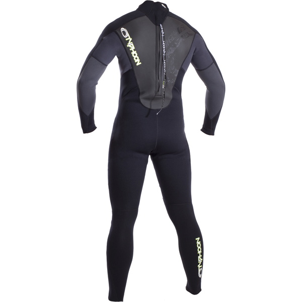 2019 Typhoon Storm 5/4/3mm GBS Wetsuit Black / Grey 250662