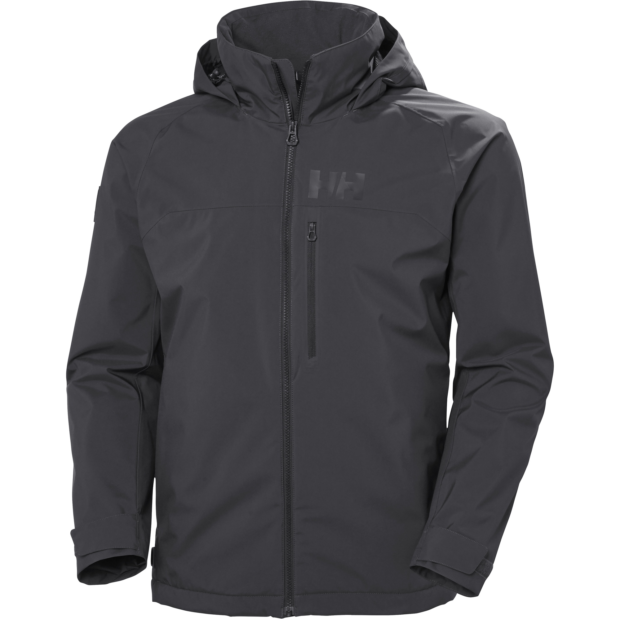 2025 Helly Hansen Mens HP Racing LIFALOFT Hooded Sailing Jacket 30366 - Ebony