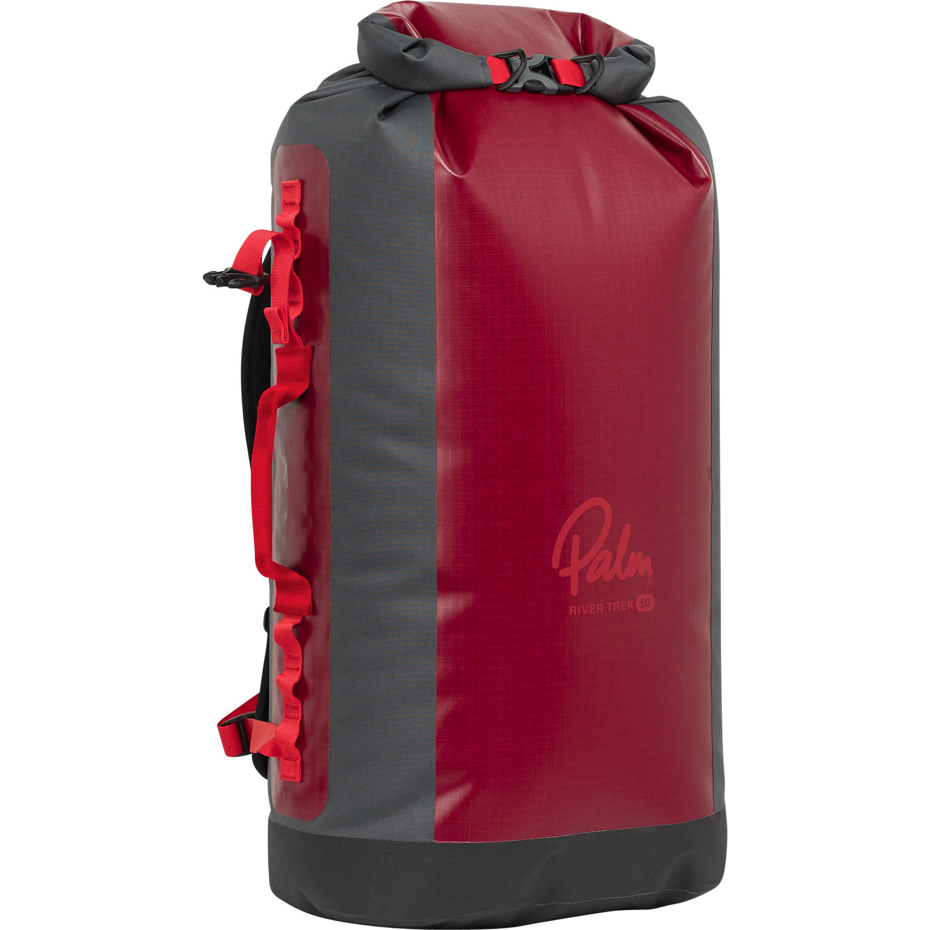 2026 Palm River Trek 50L Dry Back Pack 12348 - Chilli / Jet Grey