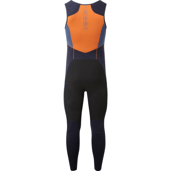 Gill Mens Race Firecell 3.5mm Neoprene Skiff Suit RS16 - Dark Denim / Orange