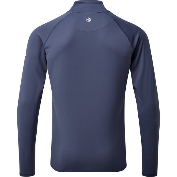 Gill Mens UV Tec Zip Neck Top UV009 - Ocean