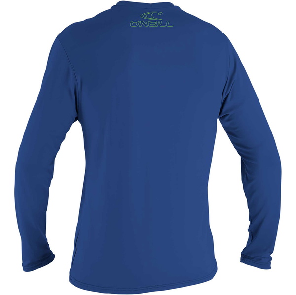 2026 O'Neill Youth Basic Skins Long Sleeve Rash Tee 4341 - Pacific