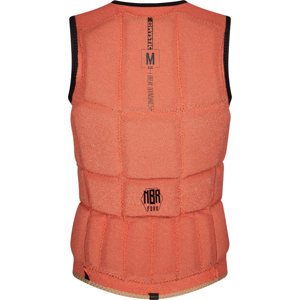 Mystic Womens Gem Front Zip Wake Impact Vest 210159 - Black