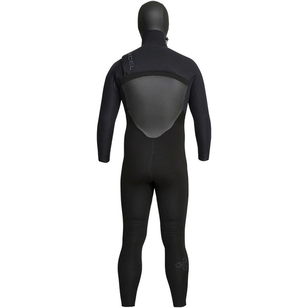 2023 Xcel Mens Drylock 5/4mm Hooded Chest Zip Wetsuit MC54DH20 - Black