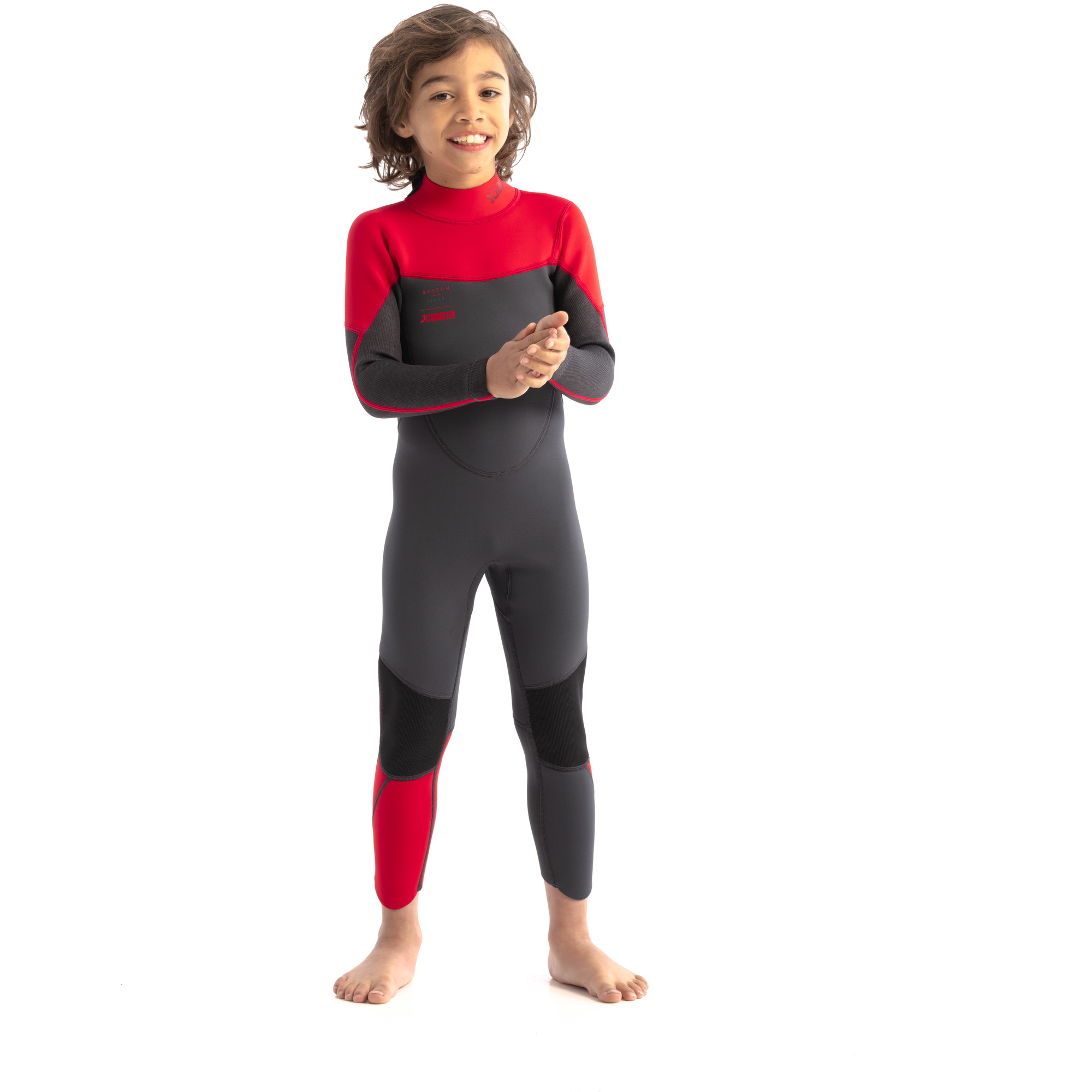 2026 Jobe Junior Boston 3/2mm Back Zip Wetsuit 3035210 - Red