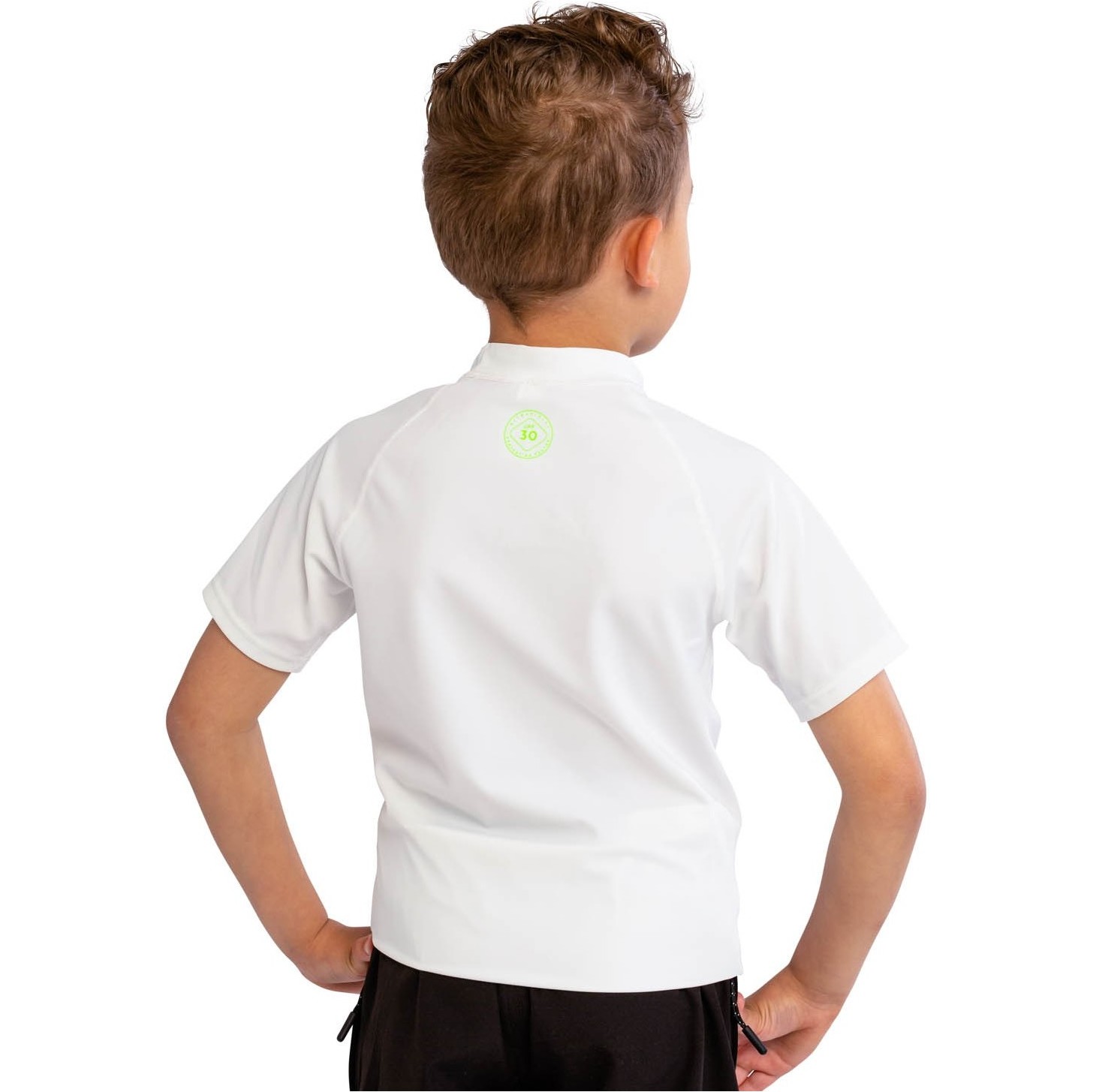 2025 Jobe Junior Short Sleeve Rash Vest 544223003 - White