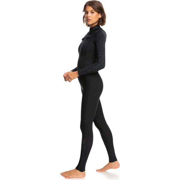 2026 Roxy Womens Swell Series 3/2mm Chest Zip Wetsuit ERJW103122 - Black