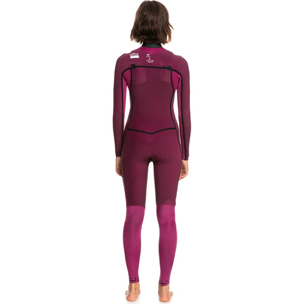 2023 Roxy Womens Current of Cool 3/2mm Chest Zip Wetsuit ERJW103148 - Anthracite
