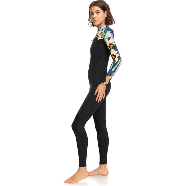 2023 Roxy Womens Current of Cool 3/2mm Chest Zip Wetsuit ERJW103148 - Anthracite