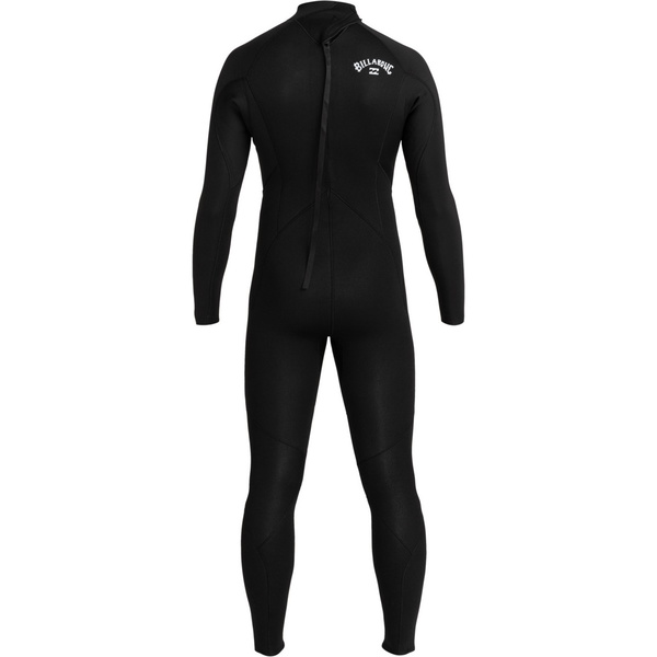 2023 Billabong Mens Intruder 4/3mm Back Zip Wetsuit ABYW100203 - Black