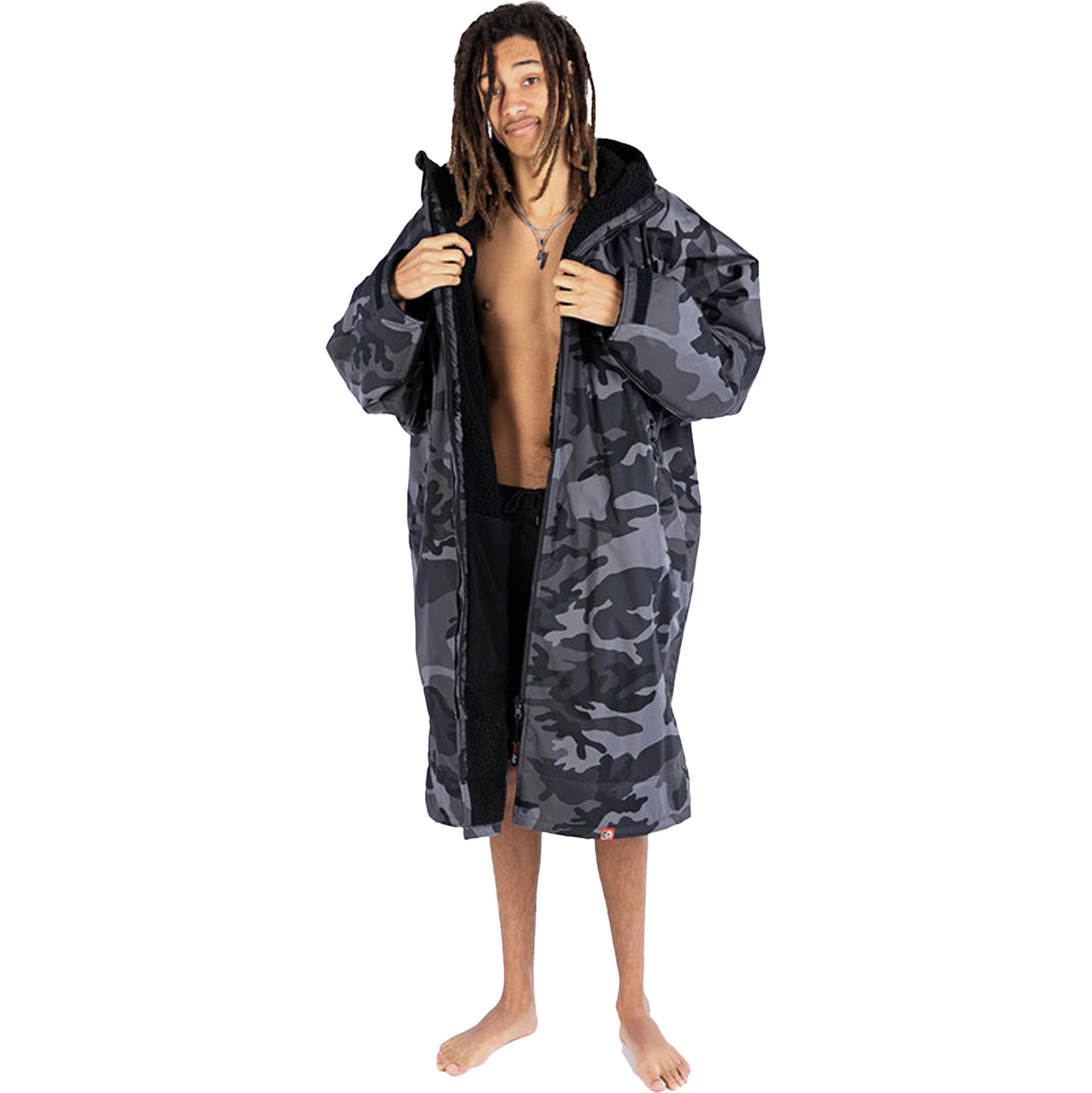2026 Dryrobe Advance Long Sleeve Changing Robe DALSV3 - Black Camo ...
