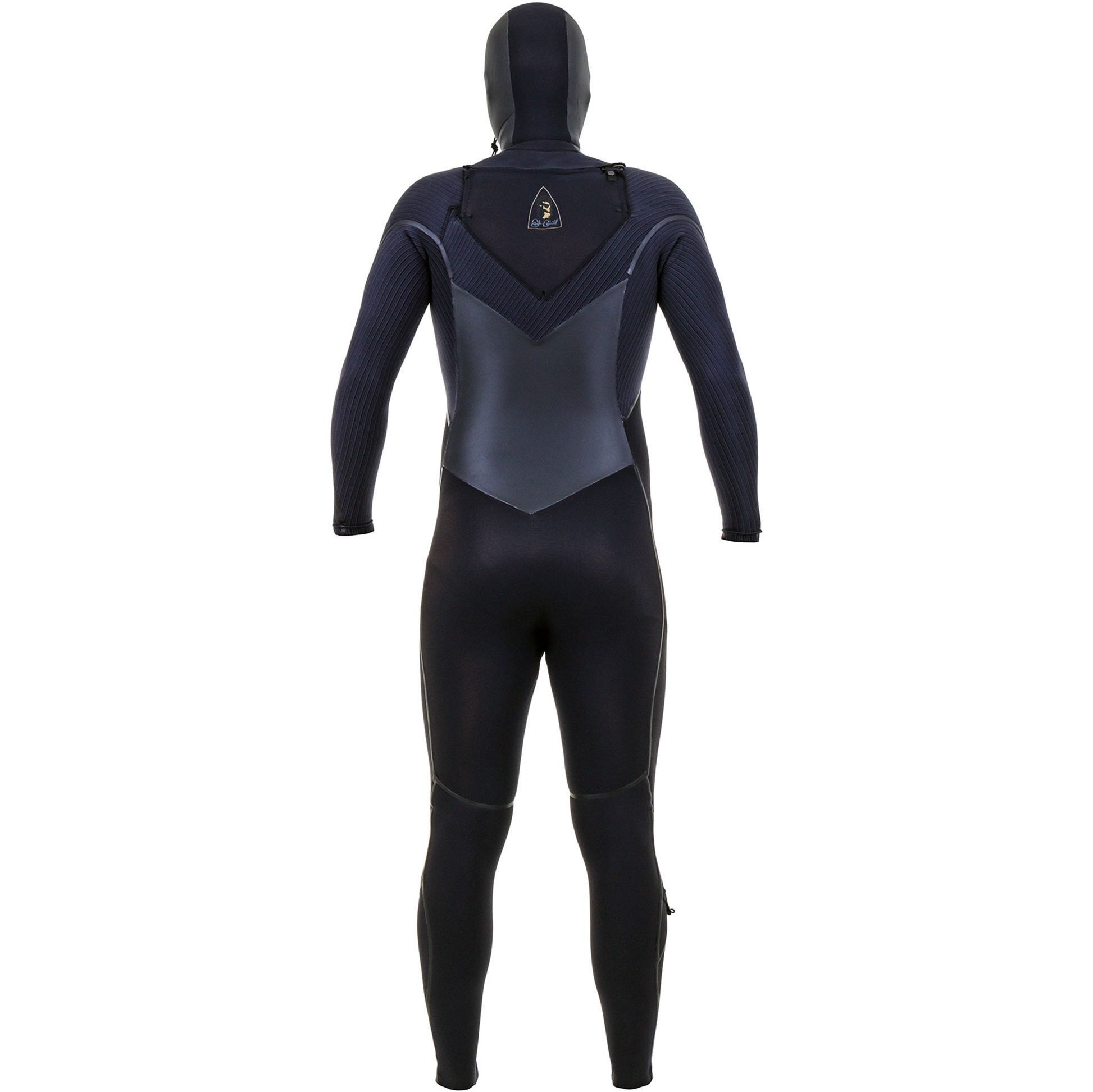 2025 O'Neill Mens Mutant Legend 5/4mm Chest Zip Hooded Wetsuit 5369 - Black