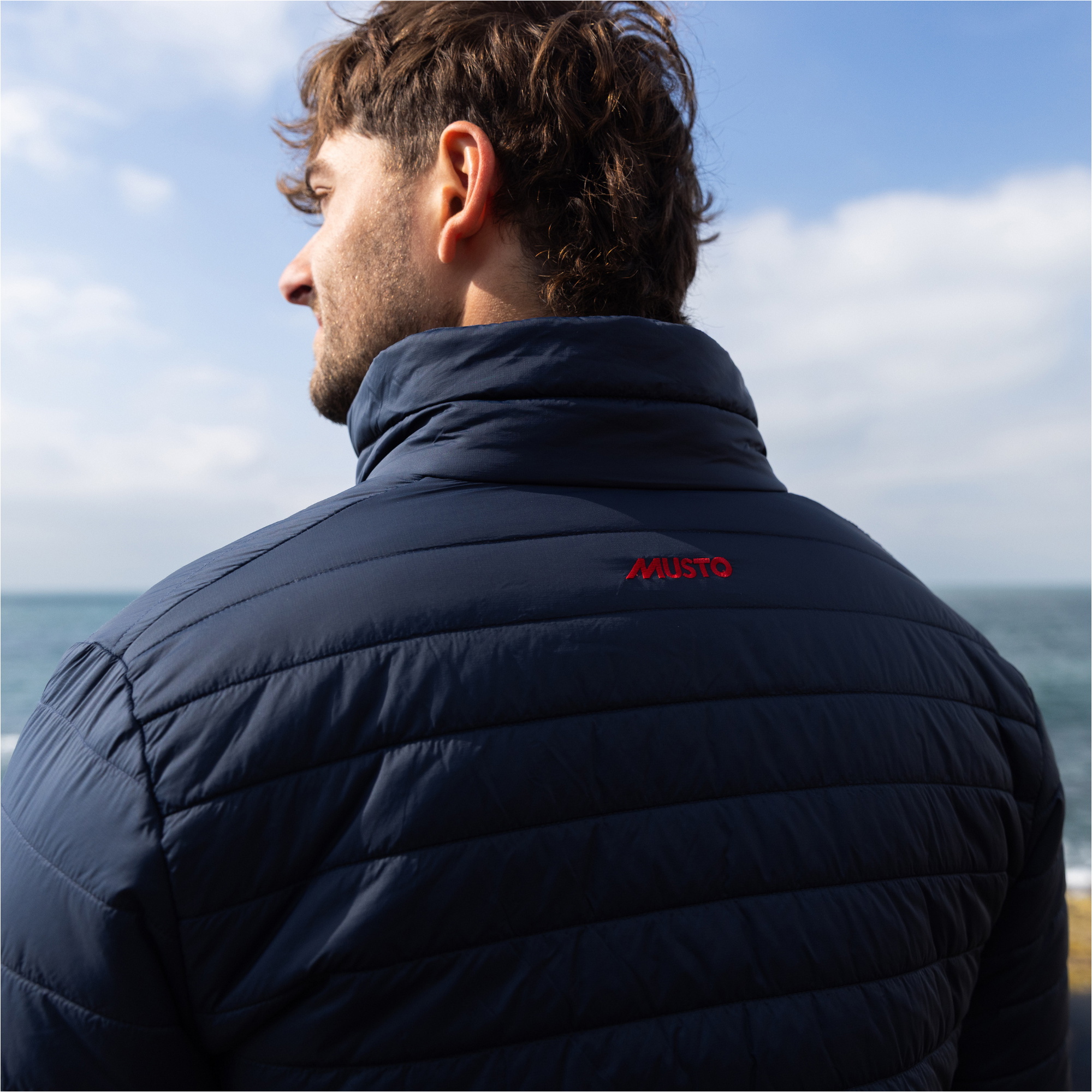 2025 Musto Mens Original Lite Puffer Jacket 85111 - Navy - Sailing ...