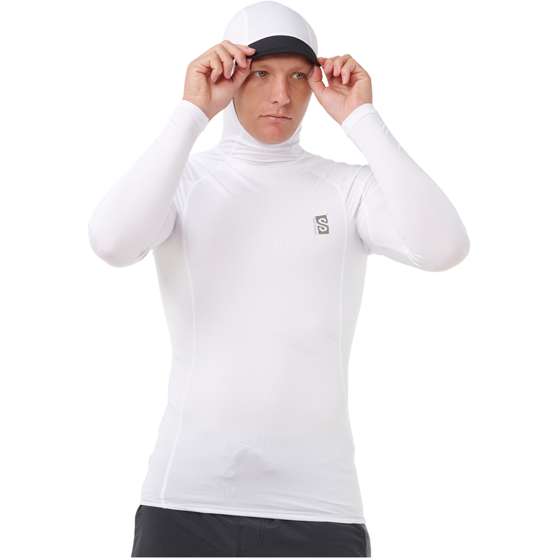 2026 Rip Curl Mens Search UPF Performance Hooded Long Sleeve Rash Vest ...