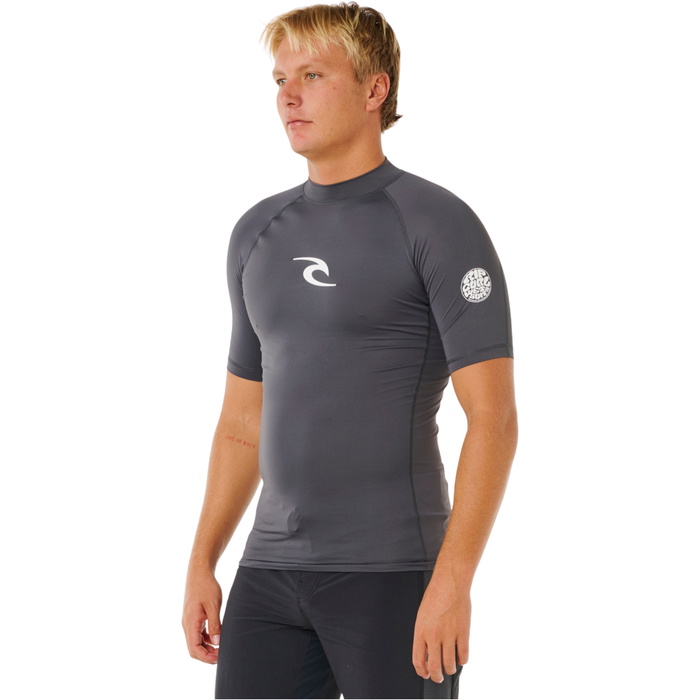 2026 Rip Curl Mens Waves UPF Performance Short Sleeve Rash Vest 16MMRV ...