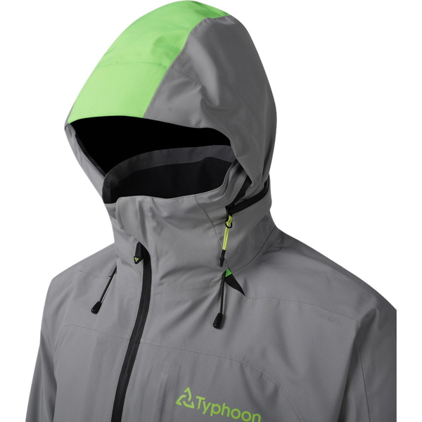 2026 Typhoon Performance Sailing Jacket P2037 - Slate / Lime