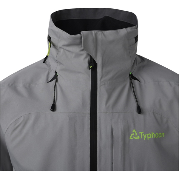 2026 Typhoon Performance Sailing Jacket P2037 - Slate / Lime