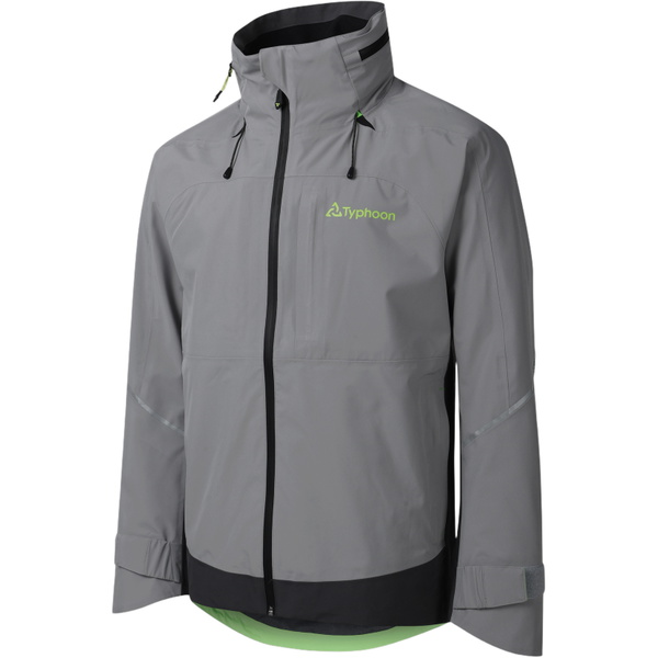 2026 Typhoon Performance Sailing Jacket P2037 - Slate / Lime