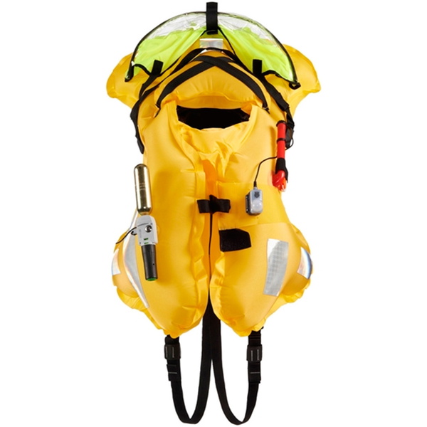 2026 Crewsaver Ergofit 190N Offshore Auto Harness Light Hood Lifejacket 9125BKAP