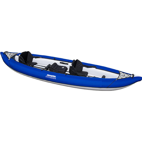 2026 Aquaglide Chinook Tandem XL Inflatable Kayak BLUE & 2 PADDLES & Pump