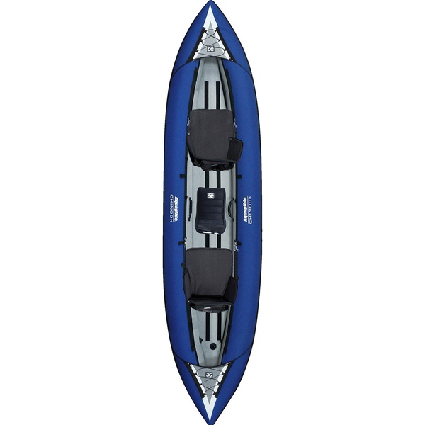 2026 Aquaglide Chinook Tandem XL Inflatable Kayak BLUE & 2 PADDLES & Pump