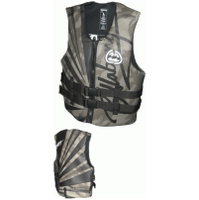 Impact Ski Vest 50N in Black / Military Green A4AC18