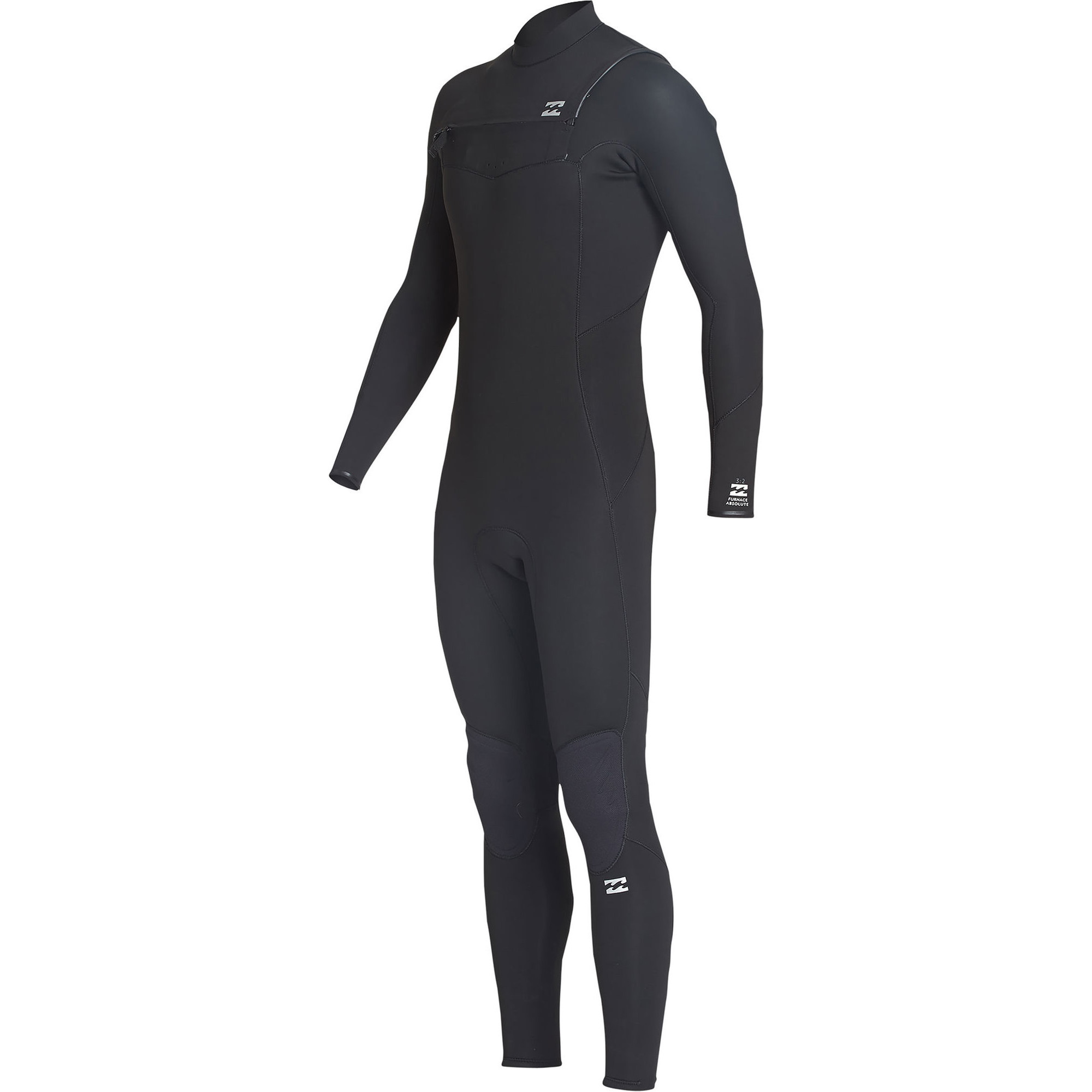 2019 Billabong Mens Furnace Absolute 5/4mm Chest Zip Wetsuit Black Q45M09