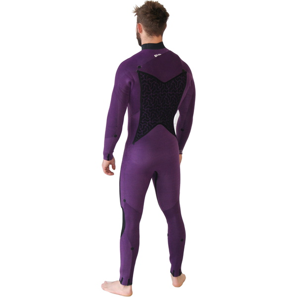 2020 Billabong Mens Furnace Absolute 5/4mm Chest Zip Wetsuit Black Sand Q45M09