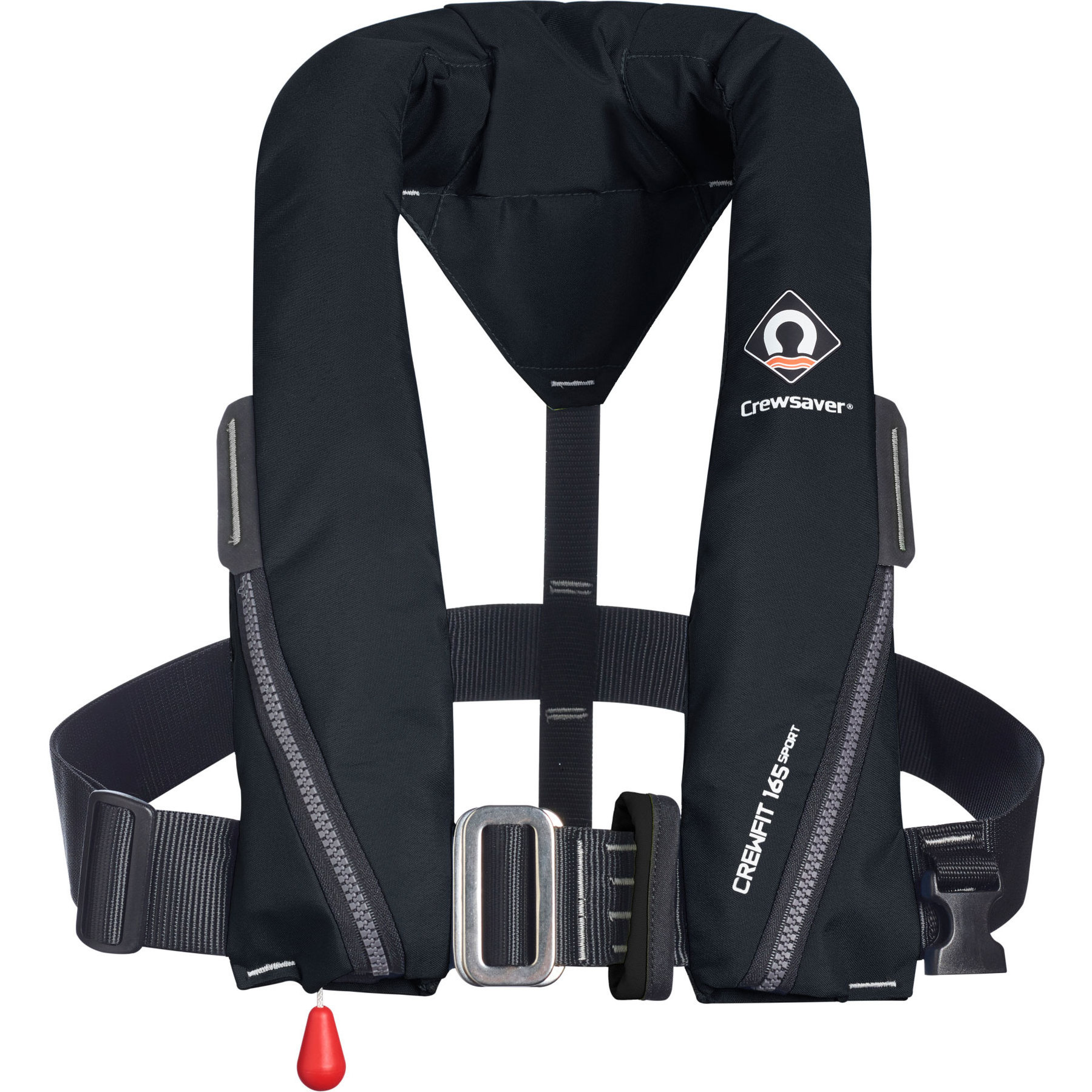 2026 Crewsaver Crewfit 165N Sport Automatic Harness Lifejacket 9715BLA - Black