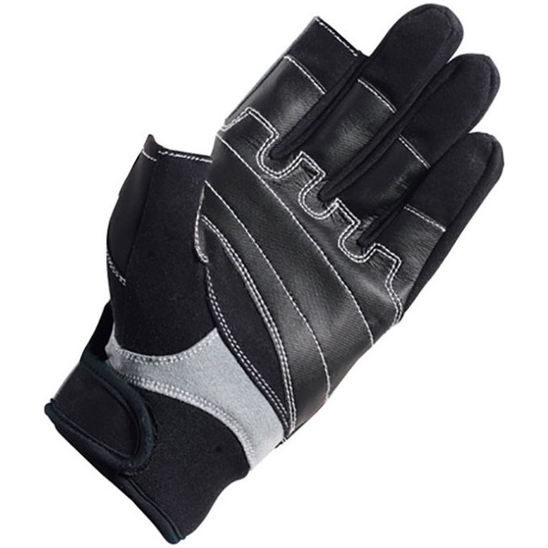 2026 Crewsaver Junior Long Three Finger Gloves Black 6951