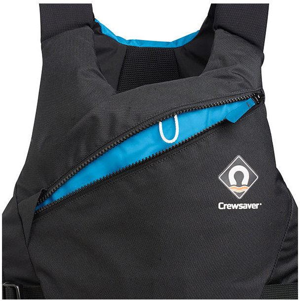 2025 Crewsaver Junior Pro 50N Side Zip Buoyancy Aid Black / Blue 2620J