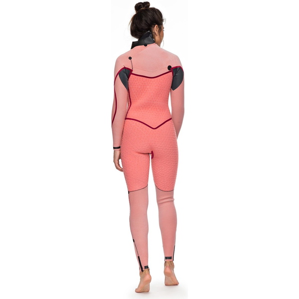 Roxy Womens Performance 4/3mm Chest Zip Wetsuit BLACK ERJW103032