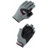 Deckhand Glove SHORT Finger BLACK / GREY