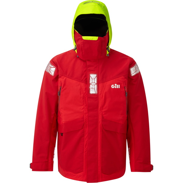 2021 Gill OS2 Mens Offshore Jacket Red OS24J
