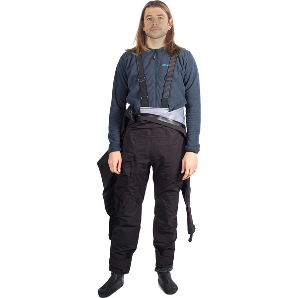 2026 Gul Mens Dartmouth Eclip Zip Drysuit GM0378-B9 - Black