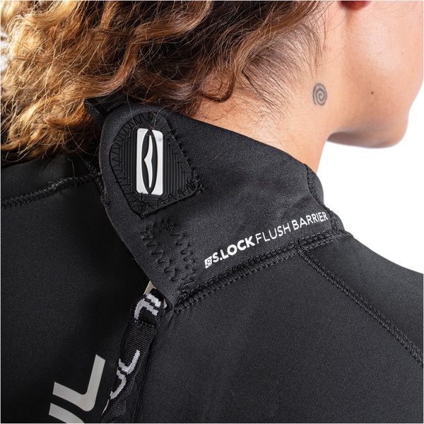 2021 Gul Womens Response 5/3mm Back Zip GBS Wetsuit RE1229-B9 - Jet Grey / Black