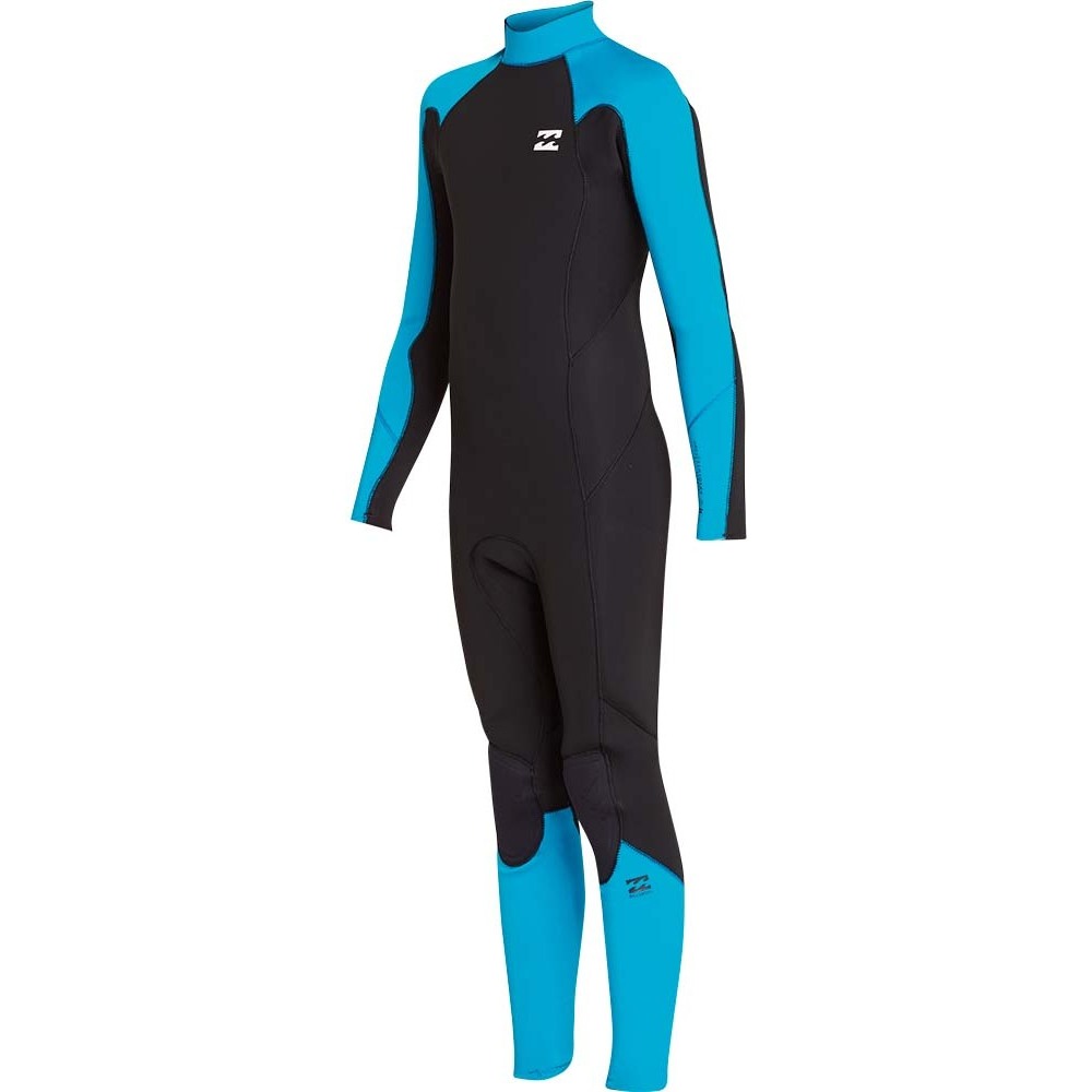 Billabong Junior Furnace Absolute 4/3mm Back Zip Wetsuit Blue Lagoon L44B06