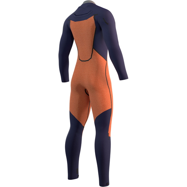2022 Mystic Mens Marshall 4/3mm Chest Zip Wetsuit 35000.220011 - Black / Grey