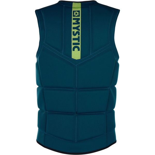 2019 Mystic Star Front Zip Wake Impact Vest Teal 180152
