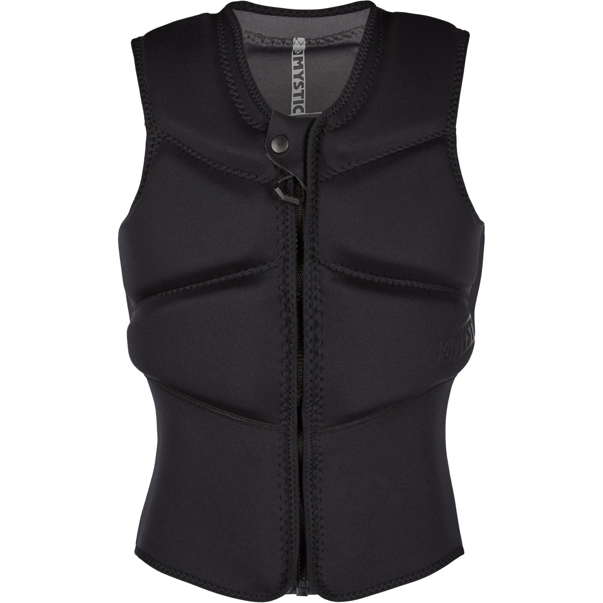 2021 Mystic Womens Star Impact Vest Kite Front Zip 200112 - Black