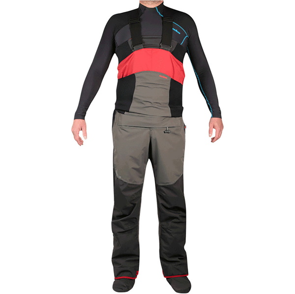 2026 Nookie Pro Bib Double Waist Dry Trousers Charcoal Grey TR12
