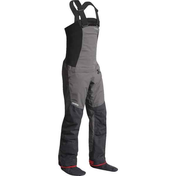 2026 Nookie Pro Bib Single Waist Dry Trousers TR11 - Grey / Black