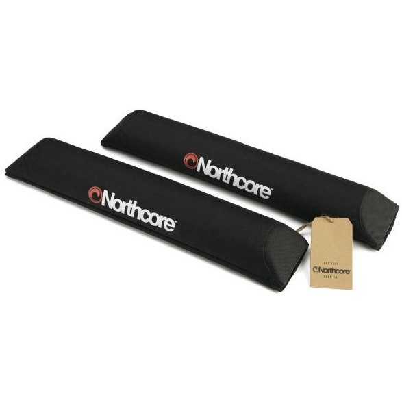 2026 Northcore Aero Roof Rack Pads 48cm NOCO21C - Black