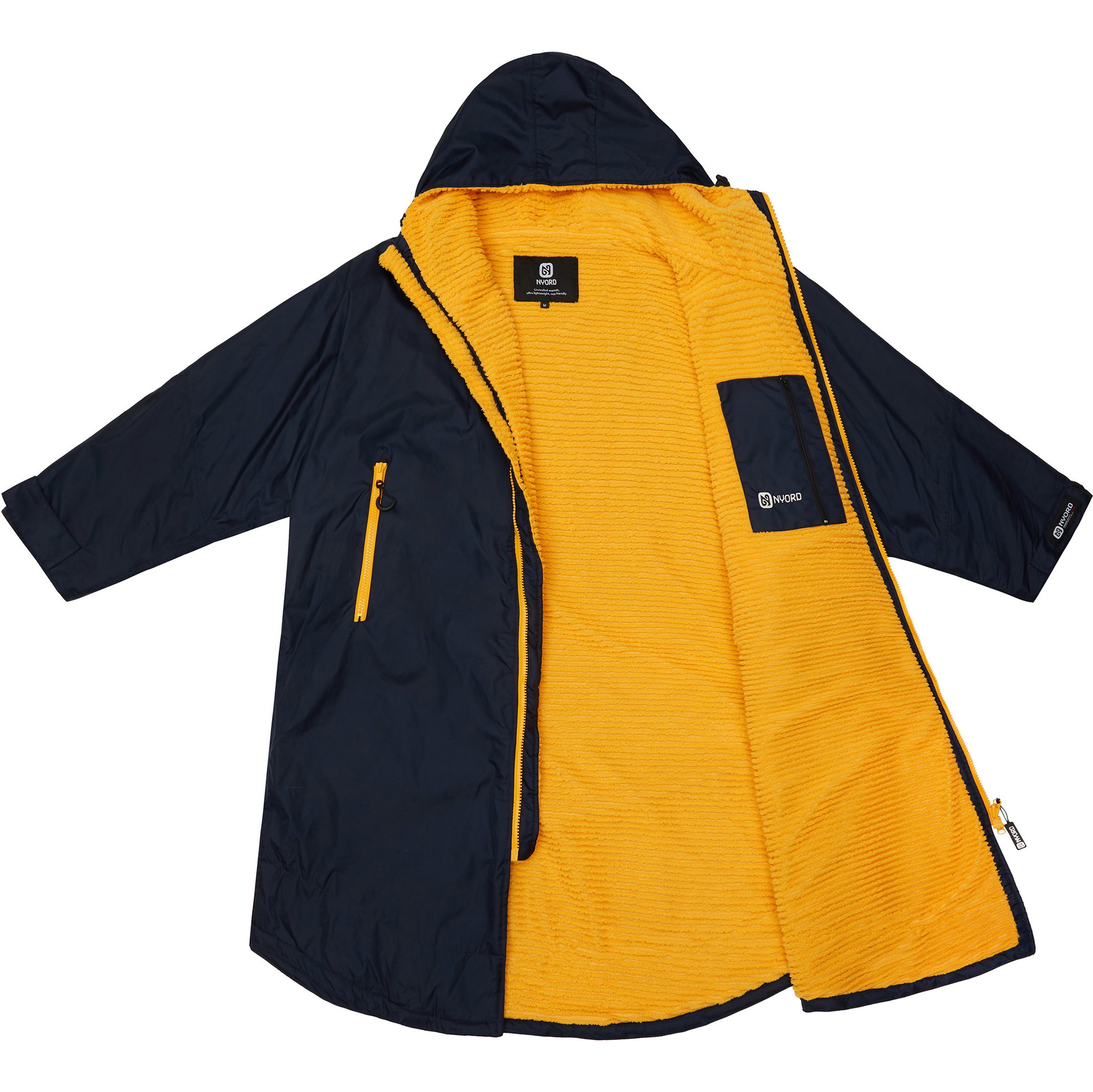 2024 Nyord Primaloft® Outdoor Changing Robe ACC0005 - Navy / Yellow